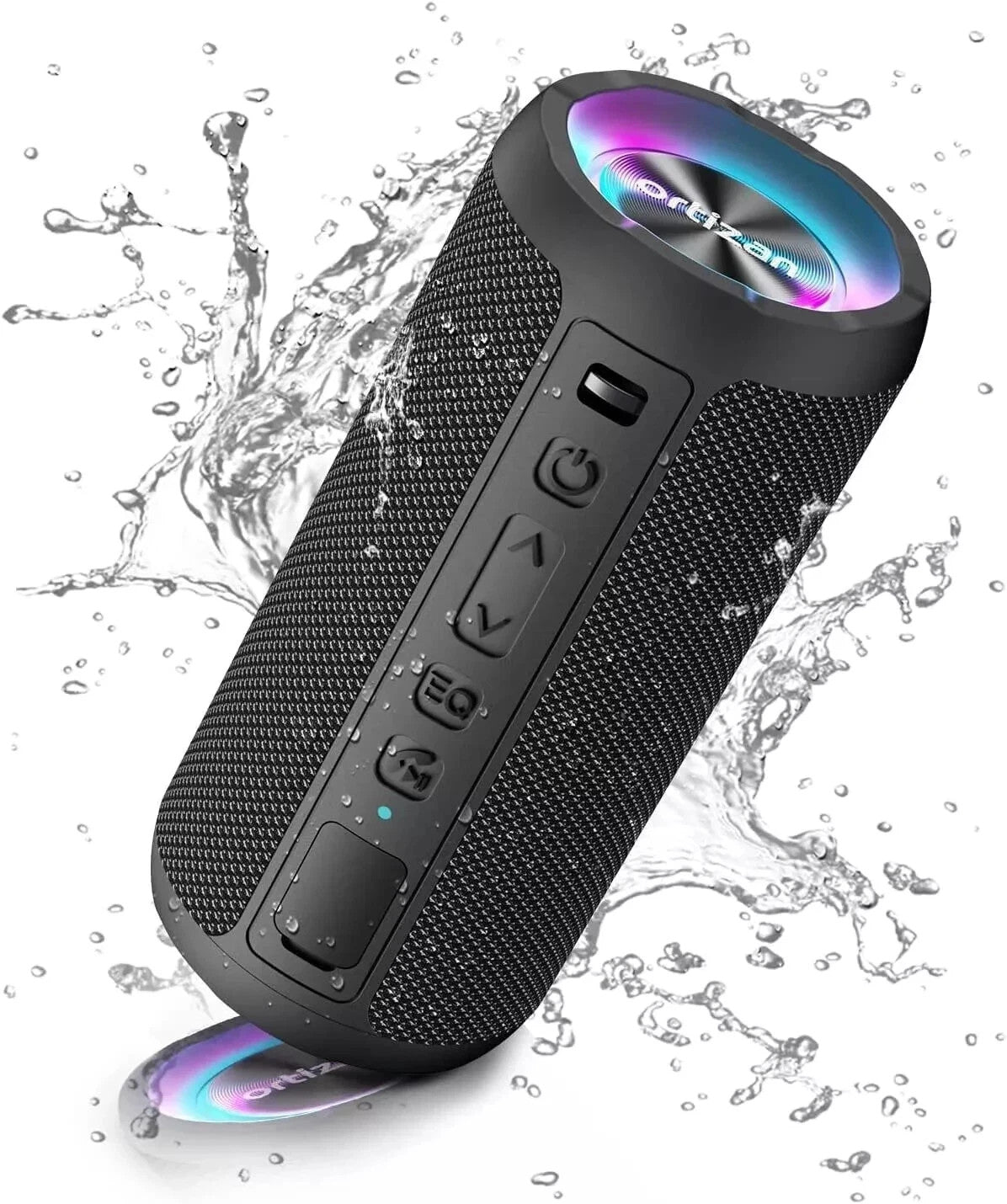 Ortizan Bluetooth Lautsprecher Licht,Musikbox Tragbarer Bluetooth Box IPX7